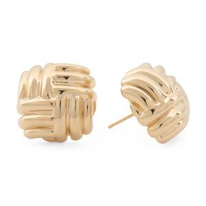 MILOR GOLD Made In Italy 14kt Gold Knot Earrings